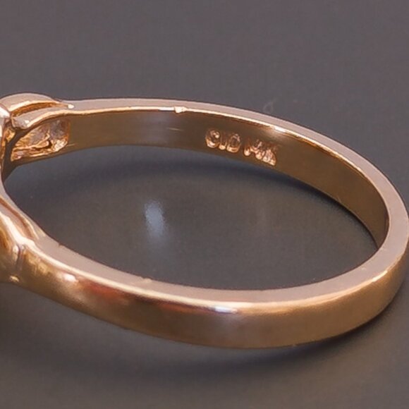 14K Yellow Gold Citrine Solitaire Ring • November Birthstone - Picture 12 of 12